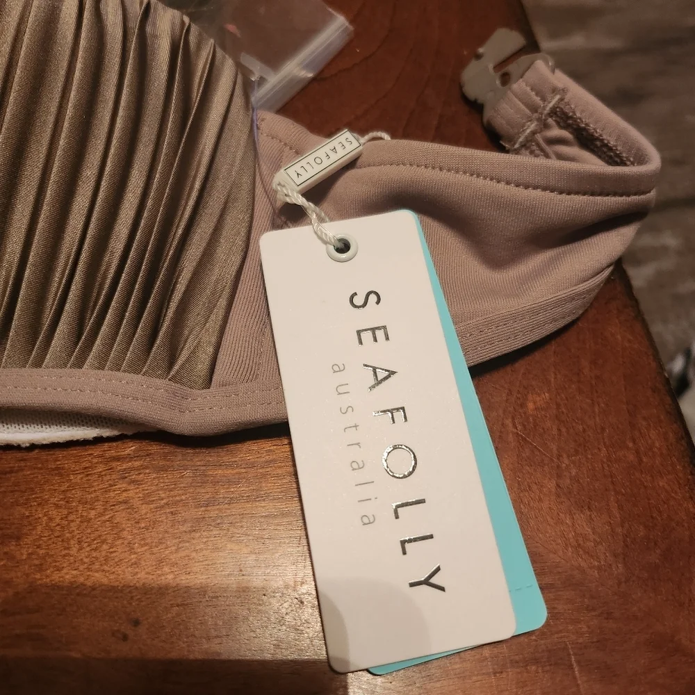 SEAFOLLY swim bra size 4 NEW